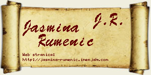 Jasmina Rumenić vizit kartica